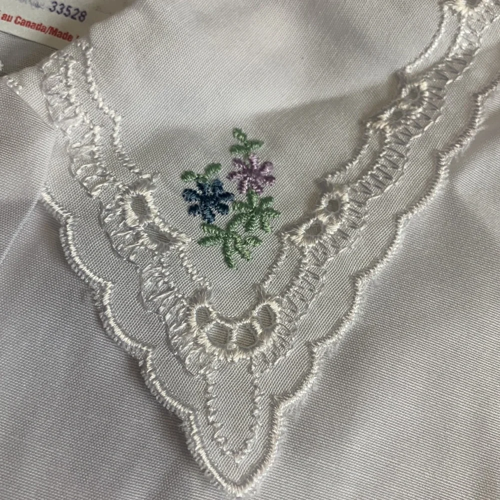 VINTAGE short sleeve blouse SMW - Picture 3 of 3